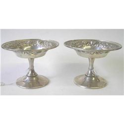 Pair Stieff Baltimore Sterling Compotes #1556978