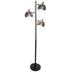 Mid-Century 3-Eyeball Chrome Floor Lamp #1557052