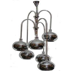 Mid-Century Modern Chrome Ceiling Lamp #1557053