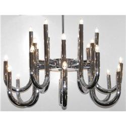 Mid-Century Modern Esperia Chrome Chandelier #1557059