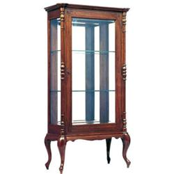 Antique Anglo-Indian Teakwood Display Cabinet #1557118