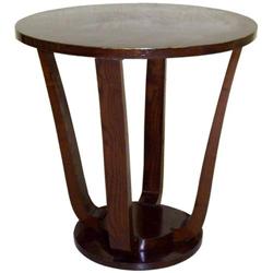 Antique French Art Deco Bentwood Side Table #1557202