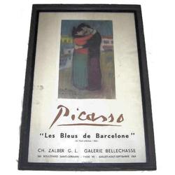 PICASSO Les Bleus de Barcelone Poster #1557238