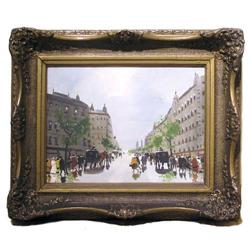 BERKES Paris Streetscape Oil Painting #1557249