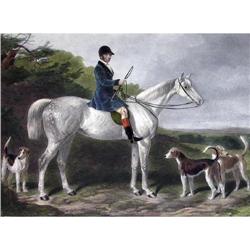 W&H Barraud Horse Hunting Engraved Print  #1557306