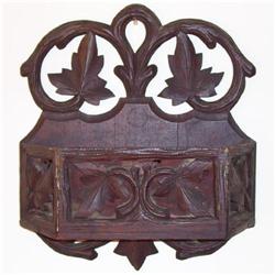 Victorian Wooden Wall Pocket Planter #1557367