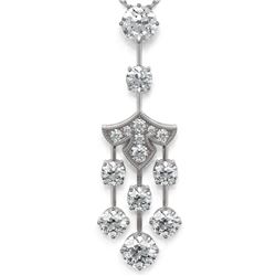 2.75 ctw Diamond Designer Necklace 18K White Gold - REF-312K5Y