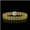 Image 3 : 25.49 ctw Tourmaline & Diamond Bracelet 14K Yellow Gold - REF-318H2R