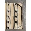 Image 2 : Navajo Indian Horse Saddle Blanket Arrow Pattern
