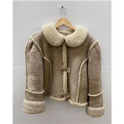 Marlboro Shawl Collar Sheepskin Shearling Jacket