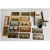 Image 1 : Lot of Stereoview Cards and 2 Viewers