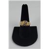 Image 1 : Ladies 10k Yellow Gold and Sapphire Ring Size 8.5