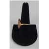 Image 2 : Ladies 10k Yellow Gold and Ruby Ring Size 9.5