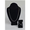 Image 1 : Pure Silver Baht Chain and Bracelet Thailand