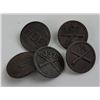 Image 1 : Rare Lot of 5 WW1 Collar Discs