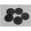 Image 2 : Rare Lot of 5 WW1 Collar Discs