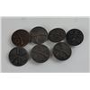 Image 1 : Lot of 7 WW1 US Infantry Collar Discs