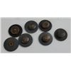 Image 2 : Lot of 7 WW1 US Infantry Collar Discs