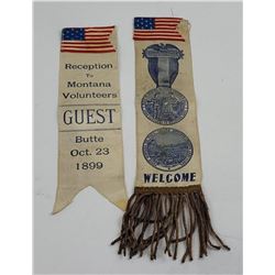 Spanish American War Montana Volunteer Ribbons