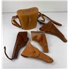 Image 1 : Lot of Reproduction Holsters and Binoculars Case