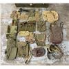 Image 2 : Trunk full of European Military Pouches Bags