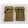Image 2 : WW1 Khaki Canvas Pedersen Device Ammo Pouch