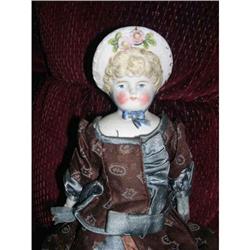 12  Bisque Bonnet Head Doll #1504449