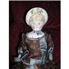 Image 1 : 12" Bisque Bonnet Head Doll #1504449