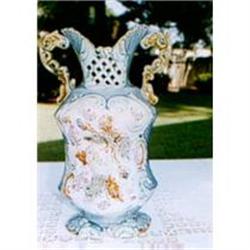 Majolica two handles large vase #1504500