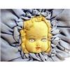 Vintage Antique RARE BOUDOIR BED DOLL PILLOW  #1504569