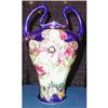 Image 1 : NIPPON Nouveau VASE Moriage COBALT w/Handles #1504621