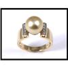 Image 1 : Sophisticated 14K Yellow Gold Pearl and Diamond#1504770