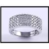 Image 1 : 14K White Gold Diamond Band #1504817