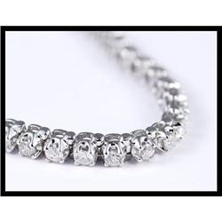 CLASSIC 14K WHITE GOLD DIAMOND BRACELET #1504827