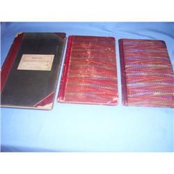 Three Railroad Ledgers From 1890 (1 is #1504839