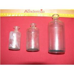 Three Antique Bottles from Civil War Era with #1504840