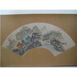 fine Chinese Fan Painting #1505189