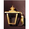 Image 1 : Exterior brass  wall light. #1505233