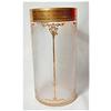 Image 1 : Honesdale Acid-Etched Vase/Gold Decor #1505285