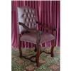 Image 1 : VICTORIAN LIBRARY TUFTED LEATHER DESK CHAIR #1505381