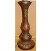 Image 1 : 19c Japanese Enamel Bronze Candle Stick meiji #1505401