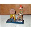 Image 1 : Windup early tin Strauss Toy Working man at #1505412