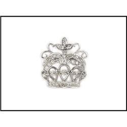 ROYAL CROWN DIAMOND ENCRUSTED PENDANT(was $500)#1517041