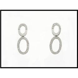 DIAMOND DANGLE MODERN EARRINGS WERE $500.00 #1517048