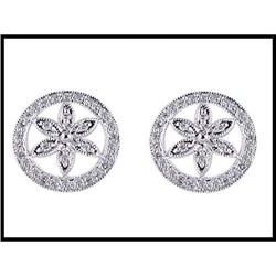 CLASSY DIAMOND EARRINGS WERE $595.00 #1517055