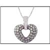 Image 1 : PUFF HEART PENDANT TZAVORITES DIAMONDS WAS $550#1517063