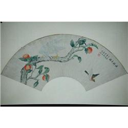 20th Century Chinese Fan Painting #1517209