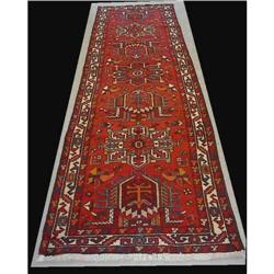 12.6' x 3.2' Hand woven Persian Karajeh/Garajeh#1517356