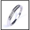 Image 1 : FINE 18K WHITE GOLD DIAMOND BAND #1517457