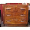 Image 1 : Art Deco Walnut Chest of Drawers #1528438